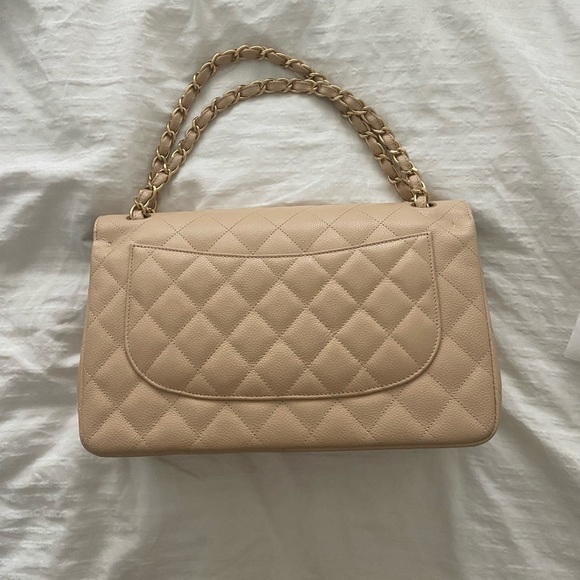 Chanel Classic Jumbo Beige Claire - Picture 10 of 15